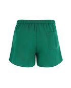 Lilou Jolly grüne Shorts mit doppelter Gaze