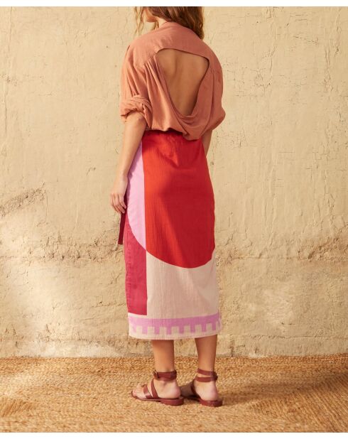 Rock Leon mit Grafikprint in einer Kombination aus Maravoile-Rosa