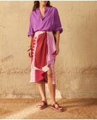 Rock Leon mit Grafikprint in einer Kombination aus Maravoile-Rosa