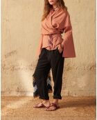 Camisa Anae con efecto rubor esponjoso maravillosa