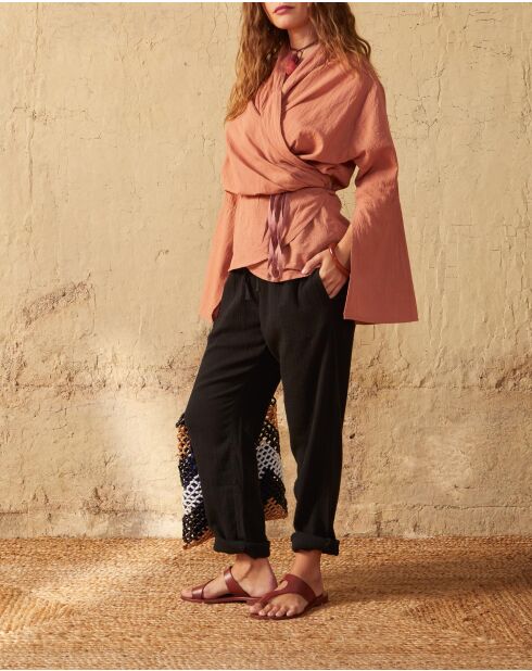 Camisa Anae con efecto rubor esponjoso maravillosa