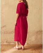 Camelia Pinkes Stella 2 Seidenkreppkleid