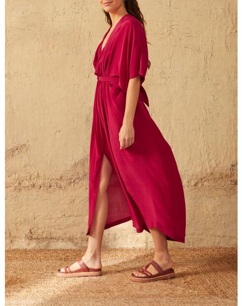 Camelia Pinkes Stella 2 Seidenkreppkleid