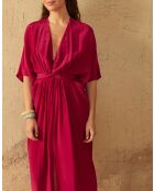 Camelia Pinkes Stella 2 Seidenkreppkleid