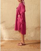 Adele basic camelia roze jurk