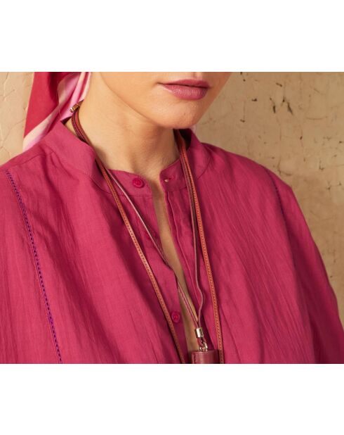 Basic-Kleid Adele in Kamelienrosa