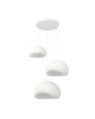 Loval Set T Luna weißer Kronleuchter - 55 x 45 x 60 cm