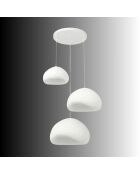 Loval Set T Luna weißer Kronleuchter - 55 x 45 x 60 cm