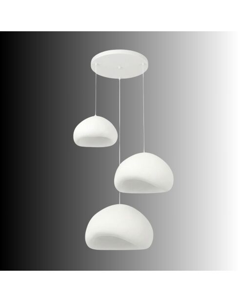 Loval Set T Luna weißer Kronleuchter - 55 x 45 x 60 cm