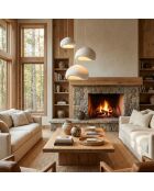 Loval Set T Luna weißer Kronleuchter - 55 x 45 x 60 cm