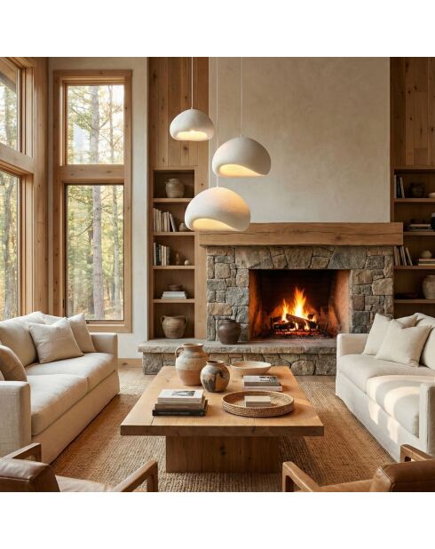 Loval Set T Luna weißer Kronleuchter - 55 x 45 x 60 cm