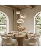 Loval Set T Luna weißer Kronleuchter - 55 x 45 x 60 cm