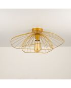 Mantar 6502 P lampada da soffitto dorata - 52 x 52 x 20 cm