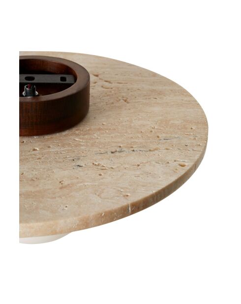 Tor Tun plafondlamp beige/wit - 34 x 47,5 x 16 cm