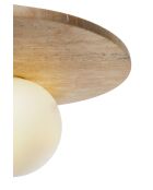 Tor Tun plafondlamp beige/wit - 34 x 47,5 x 16 cm