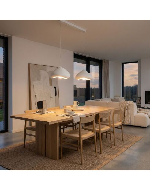 Lámpara Luna Luna Lora 30 2 C, color blanco, 65 x 30 x 30 cm