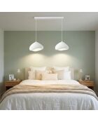 Lámpara Luna Luna Lora 30 2 C, color blanco, 65 x 30 x 30 cm