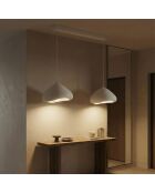 Lámpara Luna Luna Lora 30 2 C, color blanco, 65 x 30 x 30 cm