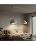 Lámpara Luna Luna Lora 30 2 C, color blanco, 65 x 30 x 30 cm