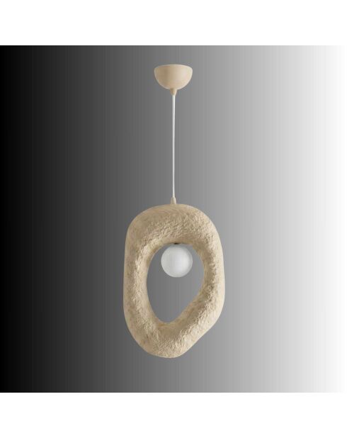 Lampadario Zoga 1001 Nua Ecru, 22 x 34 x 54 cm