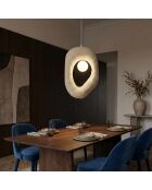 Lampadario Zoga 1001 Nua Ecru, 22 x 34 x 54 cm