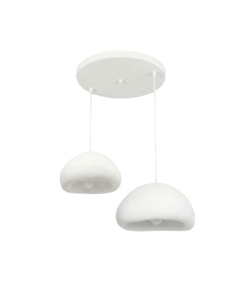 Loval 30 40 T Luna weißer Kronleuchter - 50 x 40 x 40 cm