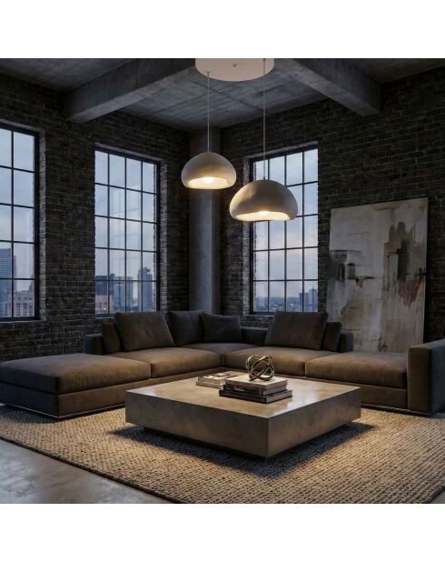 Loval 30 40 T Luna weißer Kronleuchter - 50 x 40 x 40 cm