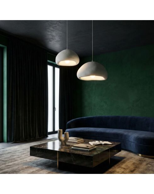 Loval 30 40 T Luna weißer Kronleuchter - 50 x 40 x 40 cm