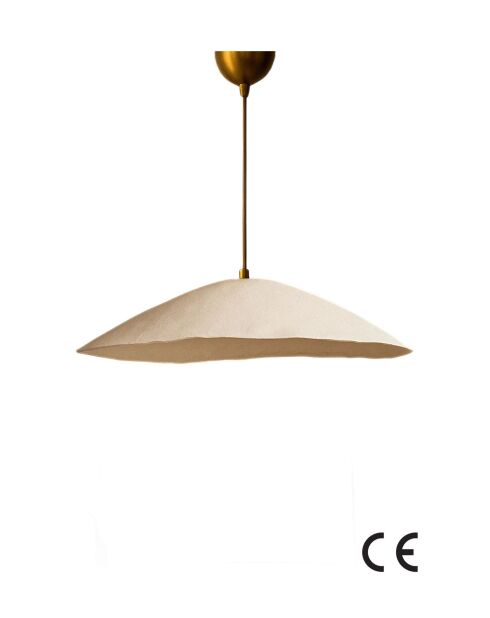 Lampadario BK178 oro/crema - 61 x 32 x 30 cm