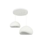 Loval 40 50 T Luna witte kroonluchter - 60 x 65 x 40 cm