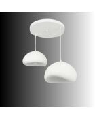 Loval 40 50 T Luna witte kroonluchter - 60 x 65 x 40 cm