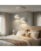 Loval 40 50 T Luna witte kroonluchter - 60 x 65 x 40 cm