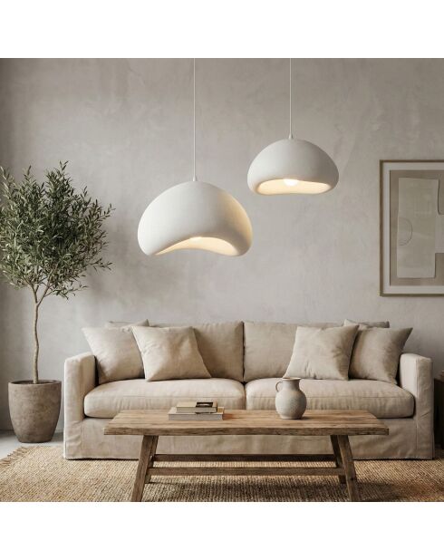 Loval 40 50 T Luna weißer Kronleuchter - 60 x 65 x 40 cm