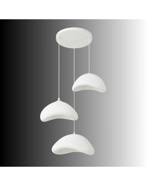 Luna Set T Lampadario Luna bianco - 55 x 45 x 60 cm