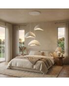 Luna Set T Luna weißer Kronleuchter - 55 x 45 x 60 cm