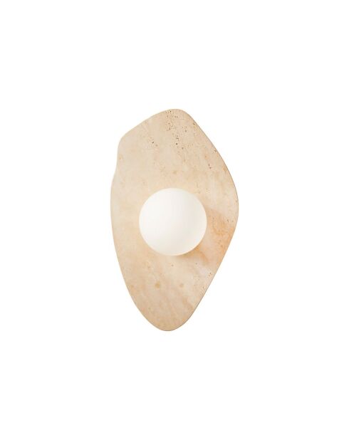 Lampada da parete Busy beige/bianco - 34 x 52 x 16 cm