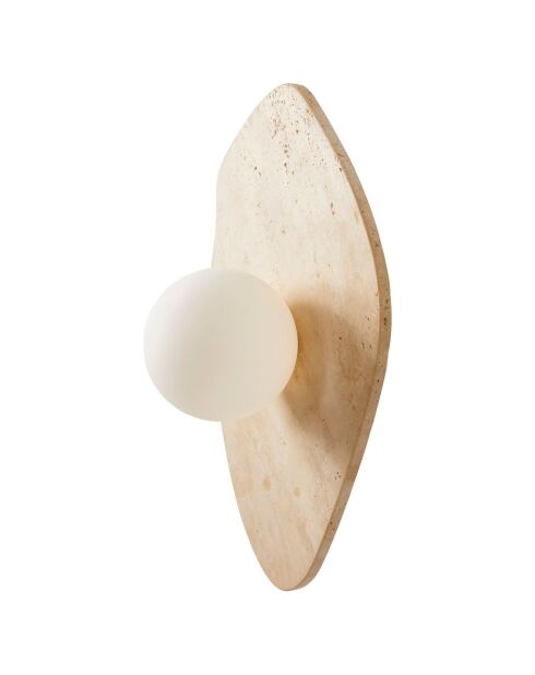 Lampada da parete Busy beige/bianco - 34 x 52 x 16 cm