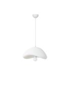 Luna 40 Luna weißer Kronleuchter - 45 x 45 x 35 cm