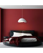 Luna 40 Luna weißer Kronleuchter - 45 x 45 x 35 cm