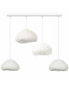 Kronleuchter Lora Set Lora 30 4 C Nua weiß - 140 x 42 x 40 cm