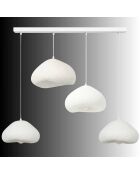 Kronleuchter Lora Set Lora 30 4 C Nua weiß - 140 x 42 x 40 cm