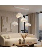 Kronleuchter Lora Set Lora 30 4 C Nua weiß - 140 x 42 x 40 cm