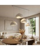 Kronleuchter Lora Set Lora 30 4 C Nua weiß - 140 x 42 x 40 cm