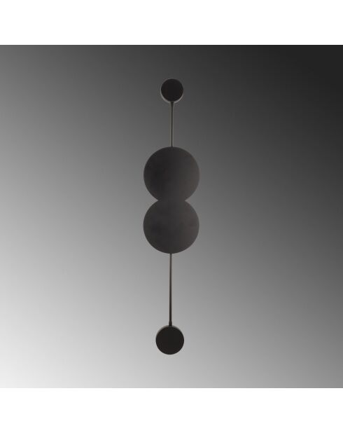 Ledos 15543 schwarze Wandleuchte - 50 x 20 x 20 cm