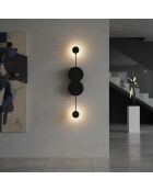 Ledos 15543 schwarze Wandleuchte - 50 x 20 x 20 cm