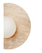 Lampada da parete Tor Nun beige/bianco - 34 x 47,5 x 16 cm