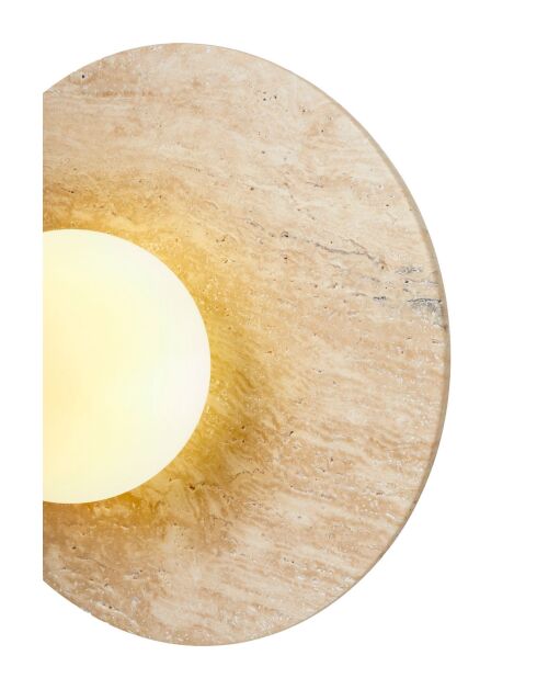 Lampada da parete Tor Nun beige/bianco - 34 x 47,5 x 16 cm