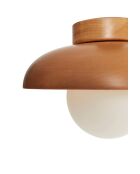 Lampada da parete Hant T rovere/bianco - 34 x 47,5 x 16 cm