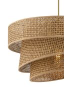 Couper Hazeran beigefarbener Kronleuchter - 40 x 40 x 22 cm