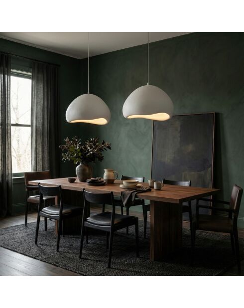 Luna Lora 50 50 T weißer Kronleuchter, 60 x 60 x 40 cm